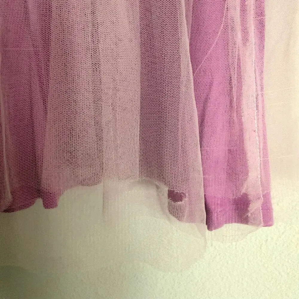 Mini Boden Purple Tutu Tule Girls Dress 3-4